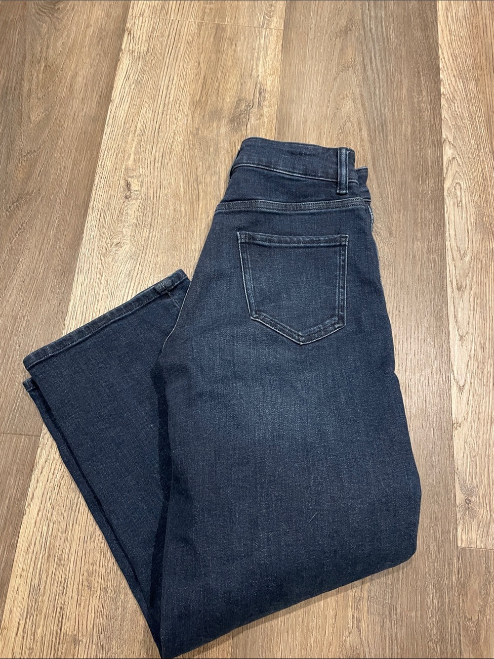 Quince Bella High-Rise Wide Leg Women's Jeans in Dark Indigo - Picture 7 of 8